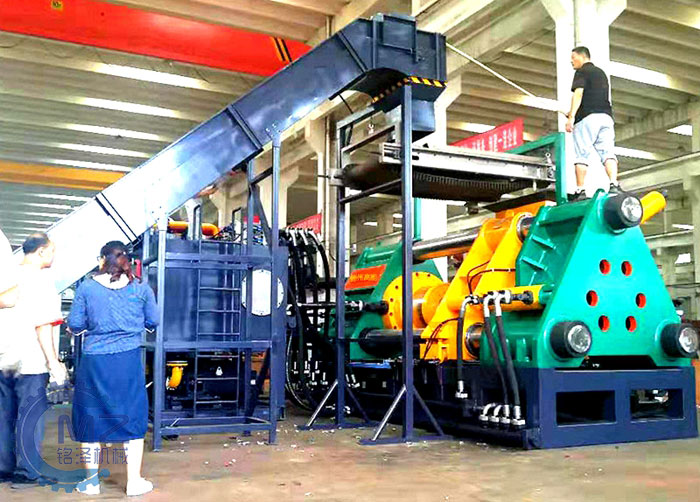 臥式鐵屑壓塊機(jī)